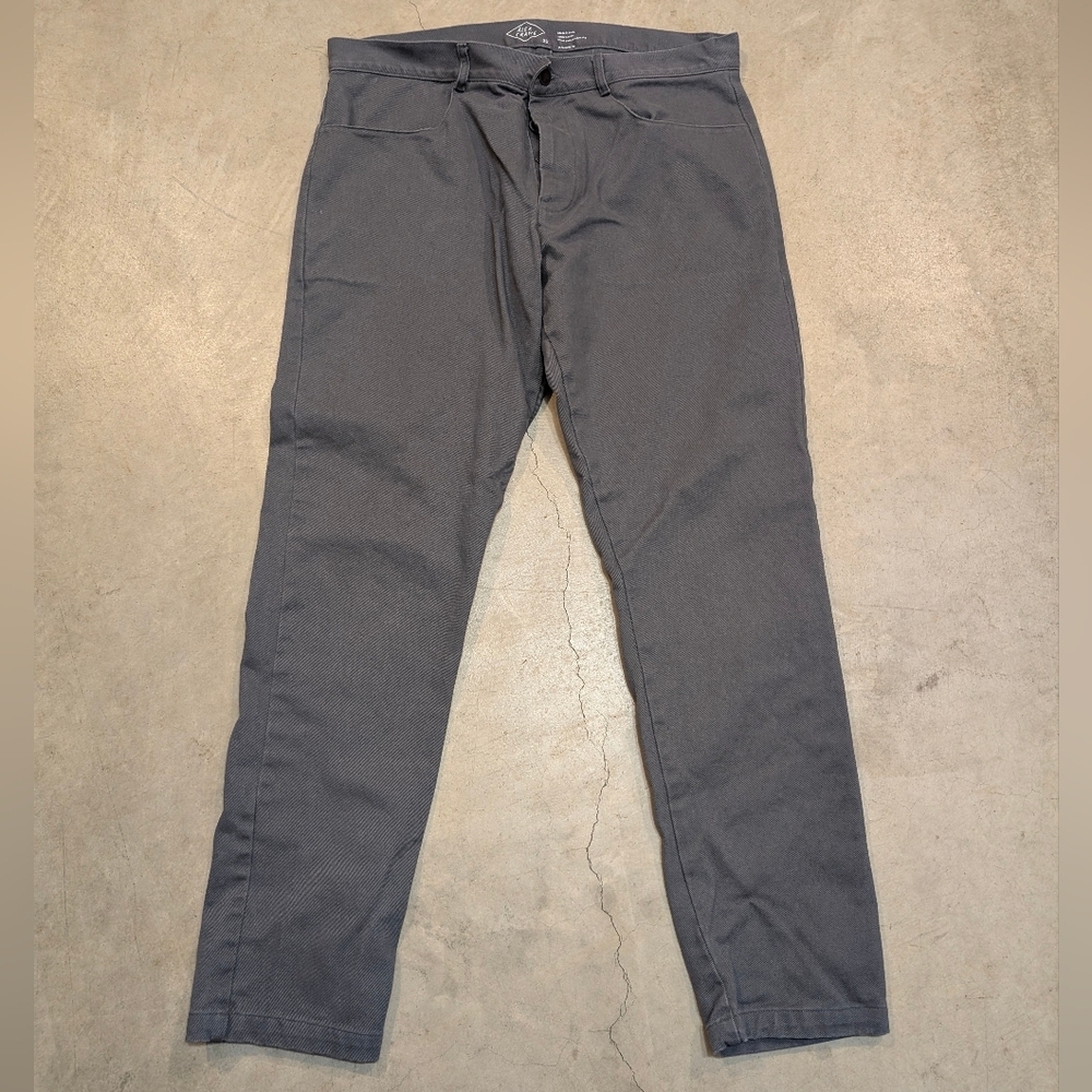 Alex Crane Gray Cotton Pants Mens 33 (34x30)